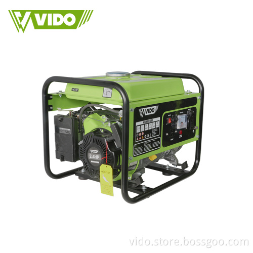 VIDO ac dc output 1000w low noise silent auotomatic petrol generator
